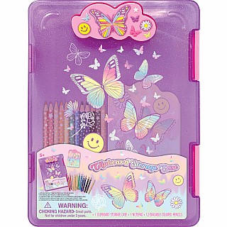 Clipboard Storage Case, Tie Dye Butterfly