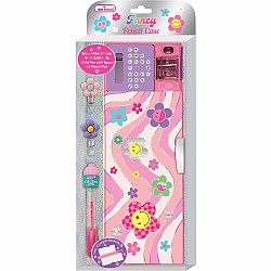 Groovy Flower Fancy Pencil Case