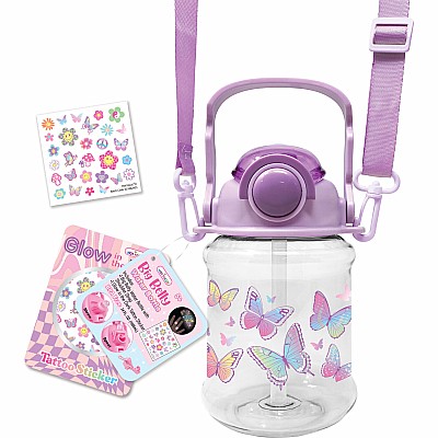 Big Belly Water Bottle, Tie Dye Butterfly (34 FL oz/1006 mL)