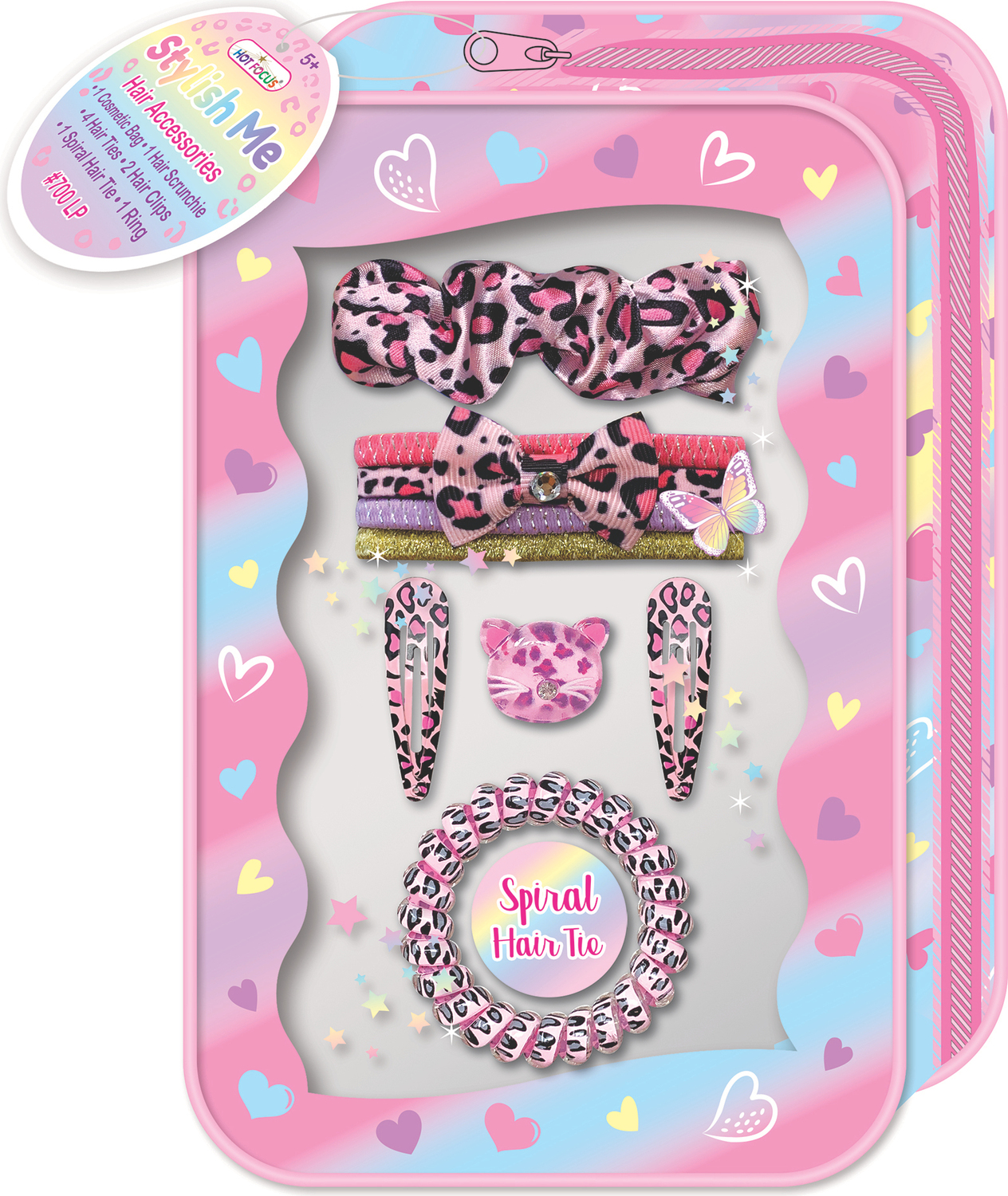 Stylish Me Hair Accessories, Leopard