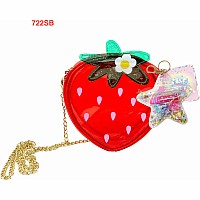Jelly Crossbody Bag, Strawberry