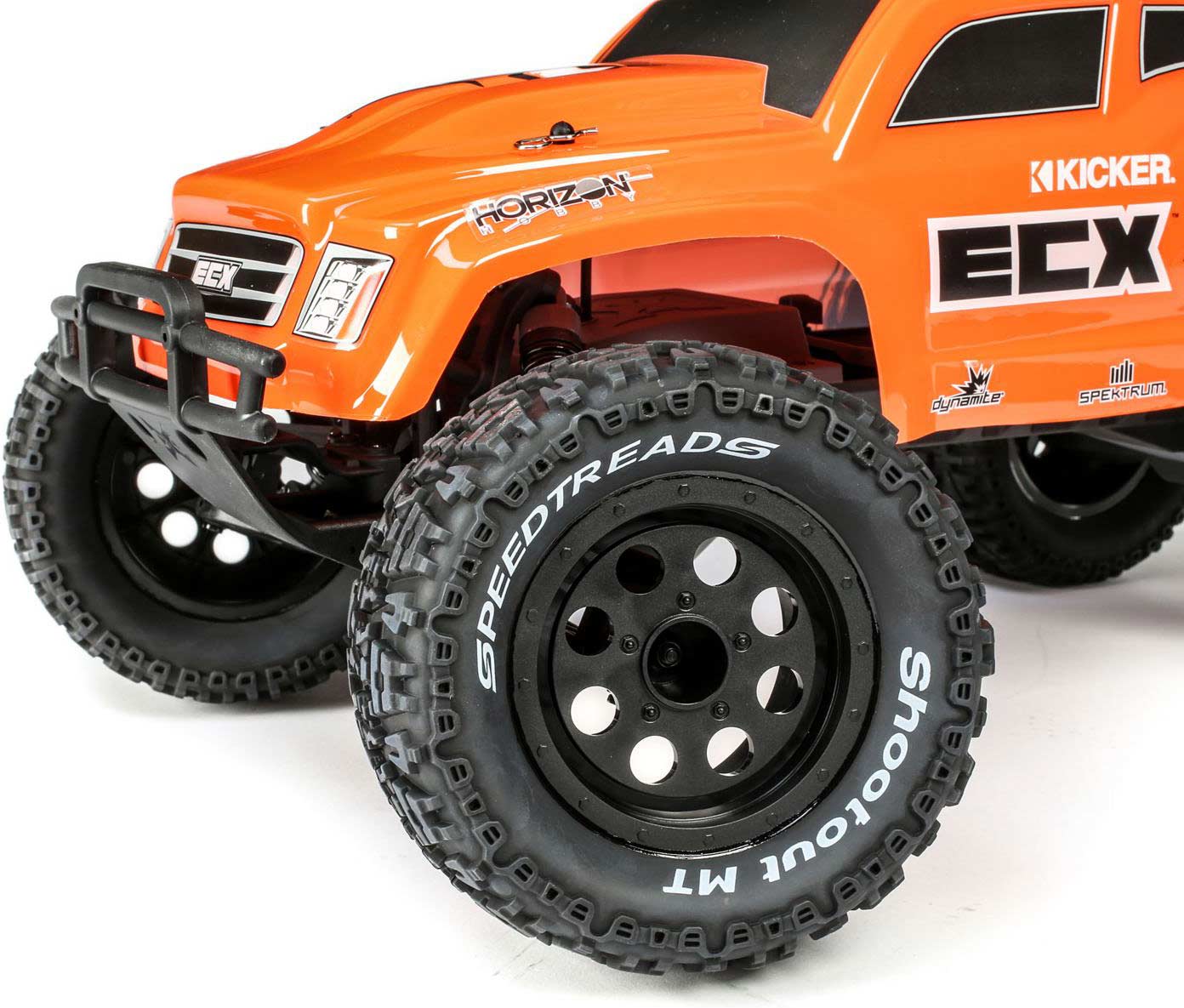 1/10 Ruckus 2WD Monster Truck Brushed RTR, Orange - Kremer's Toy