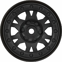 Impulse 1.9, Plastic, Black, Bead-Loc, Front/Rear Wheels (2): Crawler