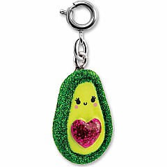 Glitter Avocado Charm