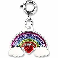 Glitter Rainbow Charm