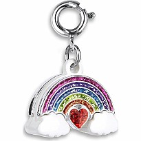 Glitter Rainbow Charm