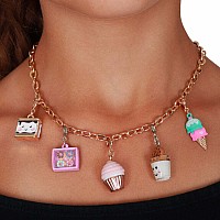 Gold Swivel Ice Cream Cone Charm