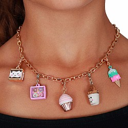 Gold Swivel Ice Cream Cone Charm