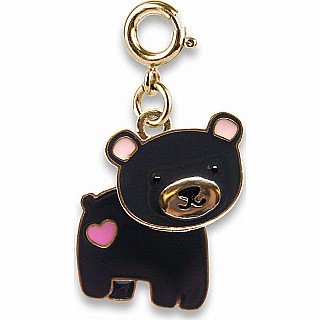 Gold Swivel Bear Charm