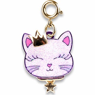 Gold Princess Kitty Charm