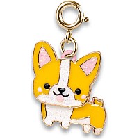 Gold Corgi Charm