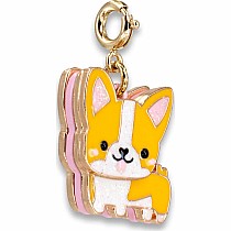 Gold Corgi Charm