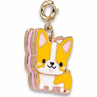 Gold Corgi Charm