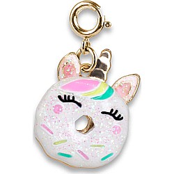 Gold Unicorn Donut Charm