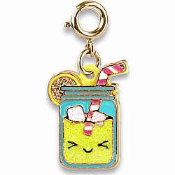 Gold Glitter Lemonade Charm