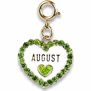 Gold August Birthstone Charm