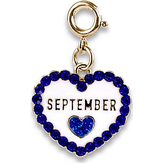 Gold September Birthstone Charm