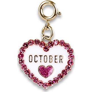 Gold October Birthstone Charm