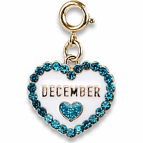 Gold December Birthstone Charm