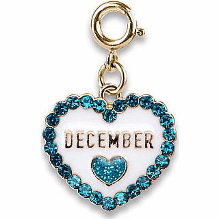 Gold December Birthstone Charm