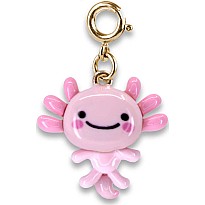 Gold Swivel Axolotl Charm