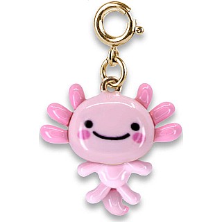 Gold Swivel Axolotl Charm