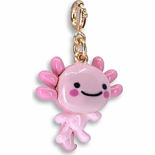 Gold Swivel Axolotl Charm