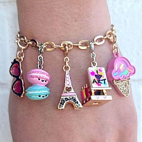 Gold Eiffel Tower Charm