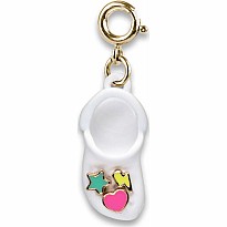 Gold Rubber Clog Charm