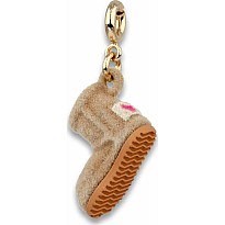 Gold Furry Bootie Charm