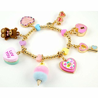 Gold Cotton Candy Charm