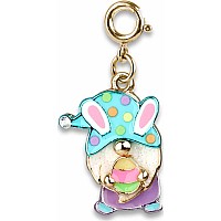 Gold Easter Gnome Charm