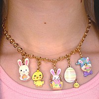 Gold Easter Gnome Charm