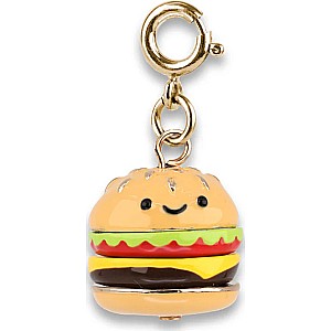 Gold Cheeseburger Charm