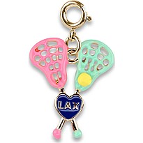 Gold Lacrosse Charm