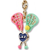 Gold Lacrosse Charm