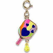 Gold Pickleball Charm