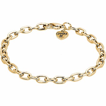 Charm It! Chain Bracelet, Gold