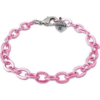 Charm It! Chain Bracelet, Pink