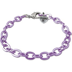 Charm it! Purple Chain Bracelet