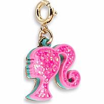 Gold Glitter Barbie Charm