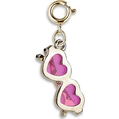 Gold Heart Sunglasses Charm