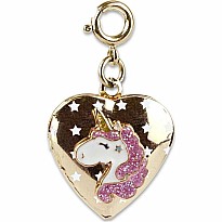 Gold Unicorn Locket Charm