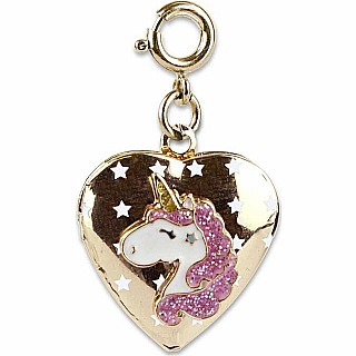 Gold Unicorn Locket Charm