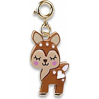 Gold Fawn Charm