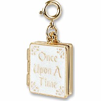 Gold Princess Book Charm