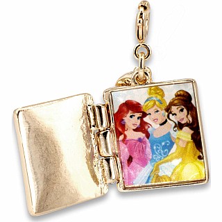 Gold Princess Book Charm