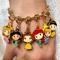 Gold Swivel Ariel Charm