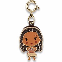 Gold Swivel Moana Charm