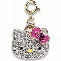 Gold Bling Hello Kitty Charm